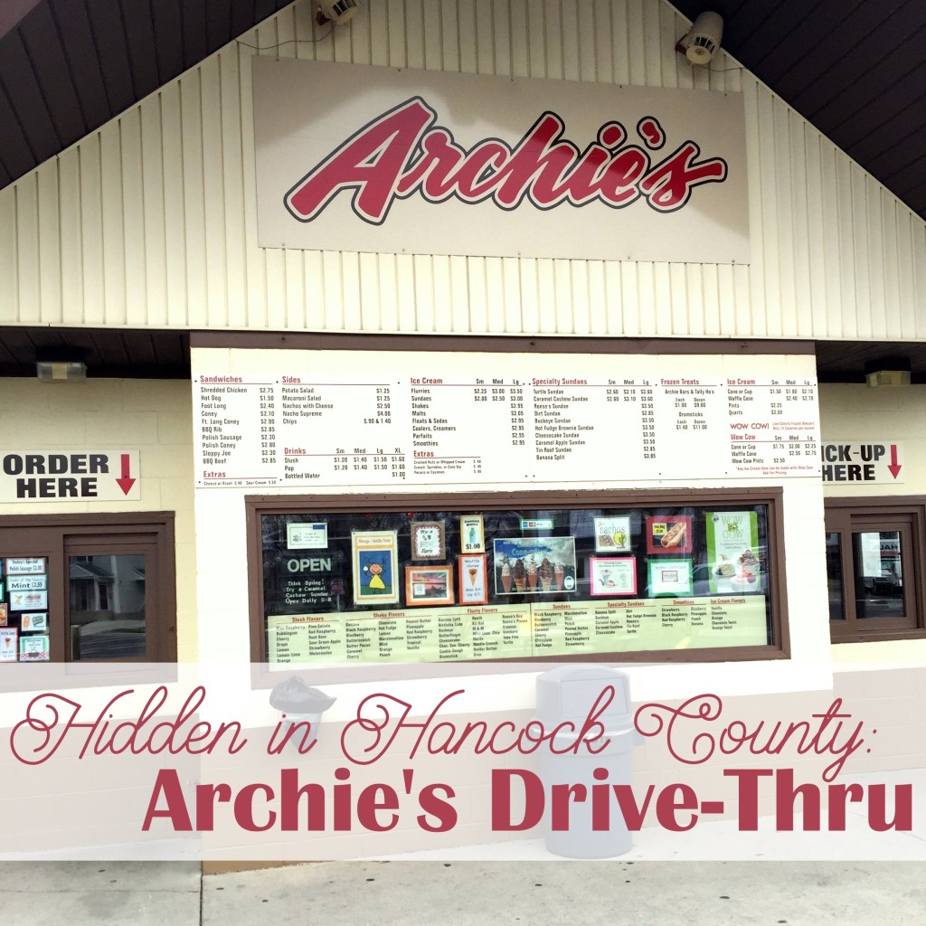 Looking for hidden gems in Hancock County?  Look no further than Archie's Drive-Thru in Findlay!  Great ice cream, shredded chicken sandwiches, coney dogs and more make Archie's a great warm-weather stop!  •  VisitFindlay.com