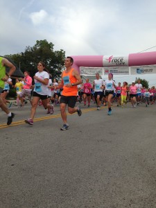 Runners at the Susan G. Komen Race for the Cure