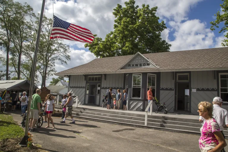Rawson Community Park and Old Train Depot