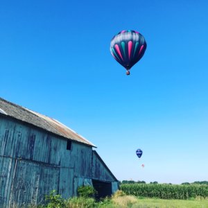 Visit Findlay Blogger Julie Brown shares the magical experience of catching the Flag City BalloonFest hot air balloons in the air!  •  VisitFindlay.com