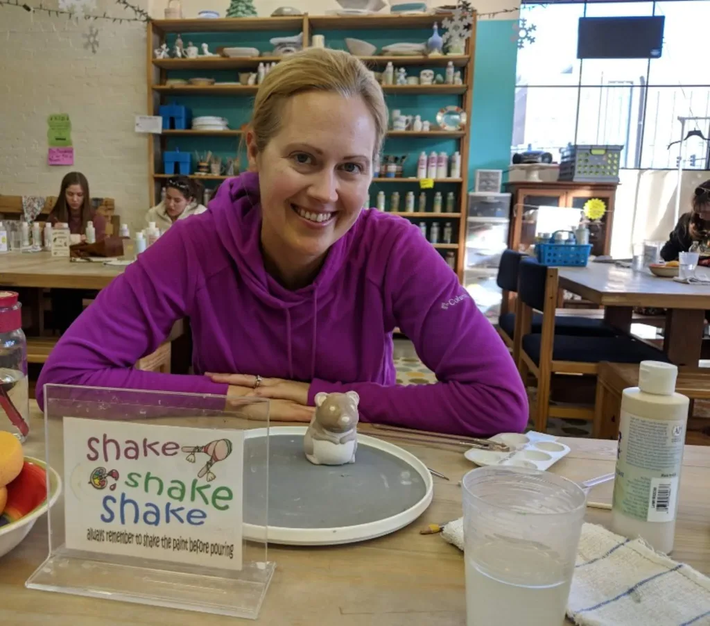 Visit Findlay Blogger Sarah takes you on her family's experience finding their creativity at Painters' Pottery in Downtown Findlay! • VisitFindlay.com