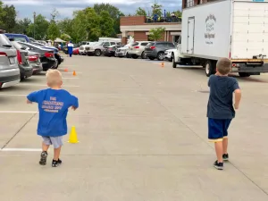 Visit Findlay Blogger Ashley shares why her family makes attending Findlay High School football games a priority - no matter the weather! • VisitFindlay.com