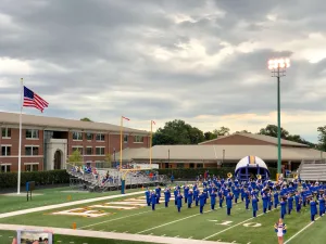Visit Findlay Blogger Ashley shares why her family makes attending Findlay High School football games a priority - no matter the weather! • VisitFindlay.com