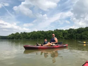 Visit Findlay's Danielle shares her experience kayaking with her family at Van Buren State Park! • VisitFindlay.com