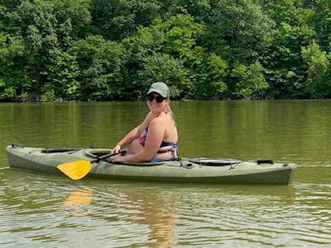 Visit Findlay's Danielle shares her experience kayaking with her family at Van Buren State Park! • VisitFindlay.com