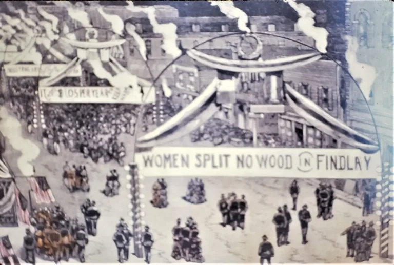 "Women Split No Wood in Findlay."
