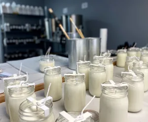 Meet Mark and Diane Yonut, the faces behind Downtown Findlay's Elida Candle Company, a hand-poured soy candle company located on Main Street! • VisitFindlay.com