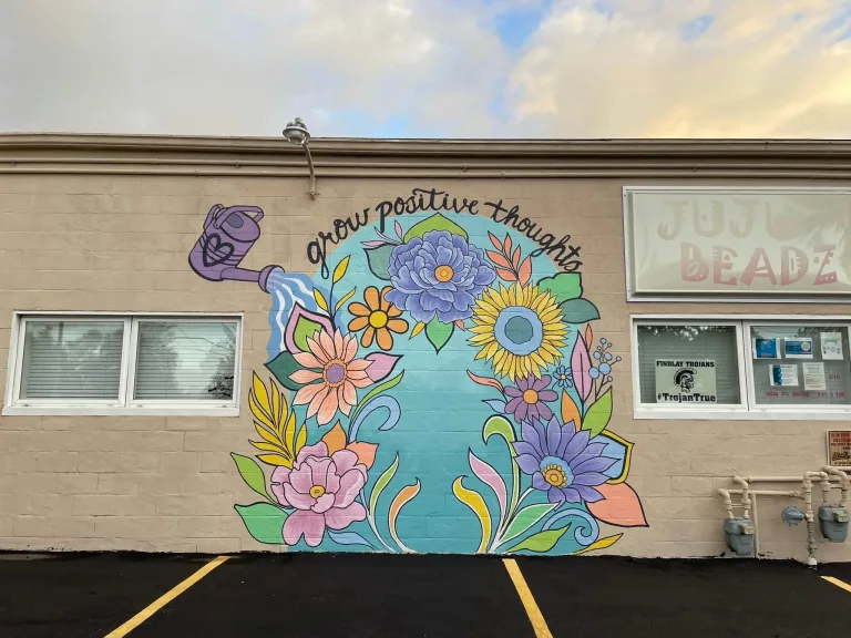 Creativity in Bloom mural