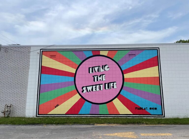 Life is Sweet mural